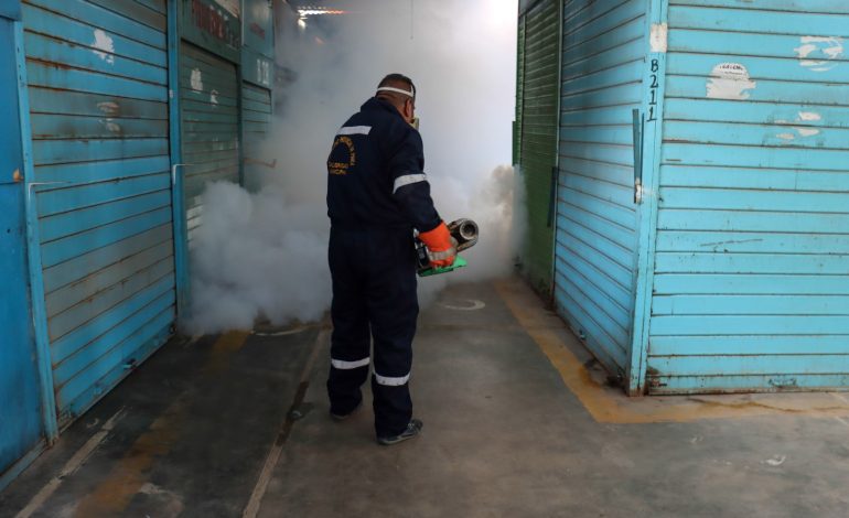 Piura: fumigan puestos comerciales de los mercados San Miguel y Capullanas