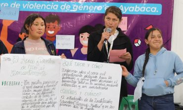 Más de 100 escolares de Ayabaca planifican acciones de prevención de la violencia de género