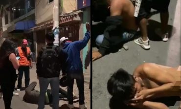 Piura: vecinos golpean y desnudan a tres presuntos delincuentes en la Urb. Ignacio Merino