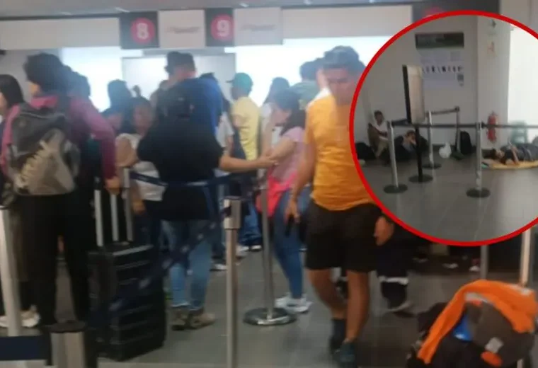 Piura: pasajeros quedaron varados en el aeropuerto debido a postergación de vuelos a Lima y Arequipa