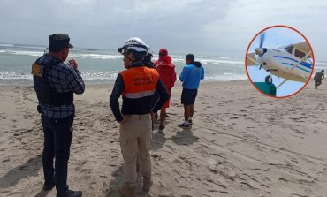 Hallan cuerpo de tripulante de avioneta Cessna accidentada en mar de Trujillo