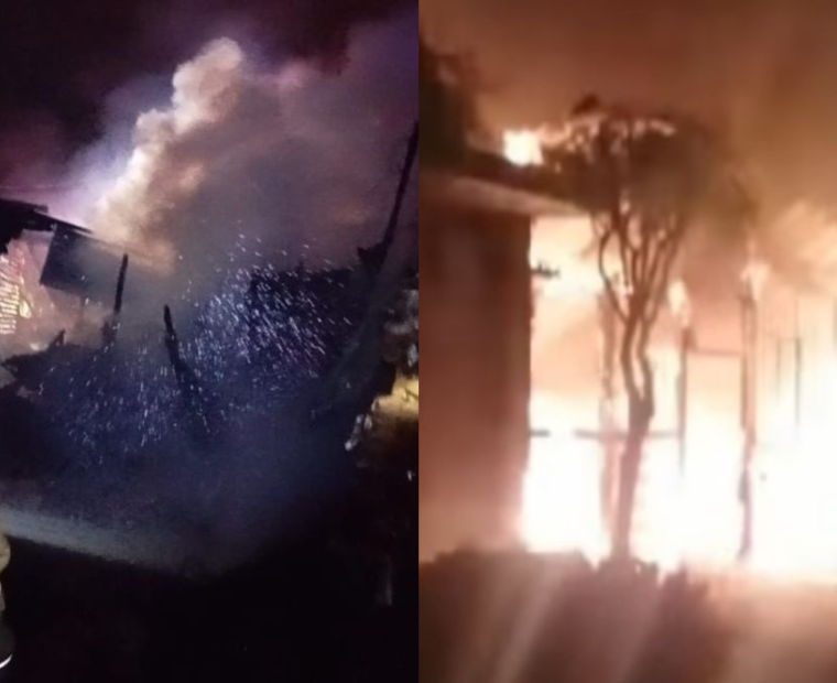 Piura: Incendio destruye viviendas y dos personas sufren quemaduras graves