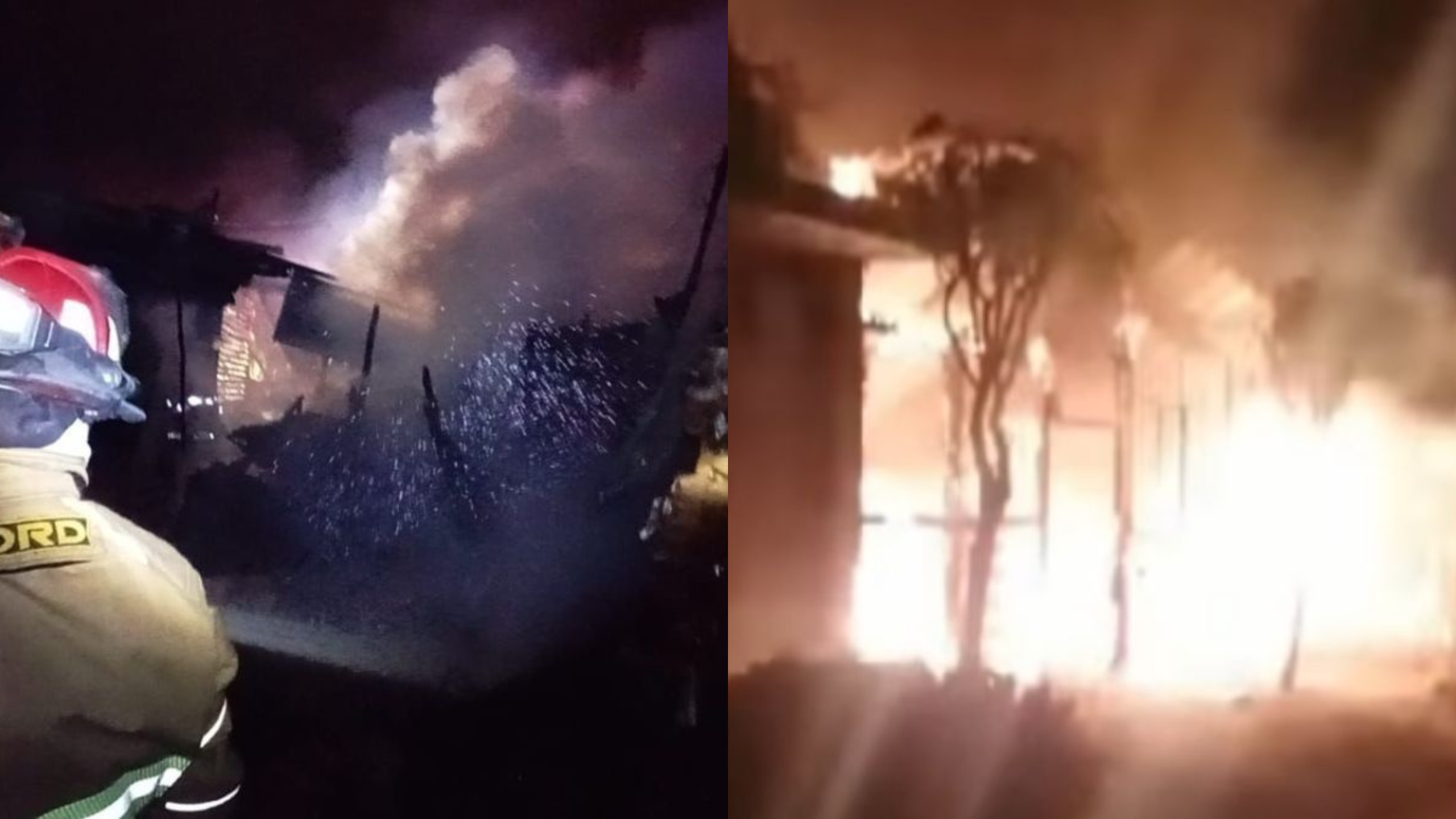 Piura: Incendio destruye viviendas y dos personas sufren quemaduras graves