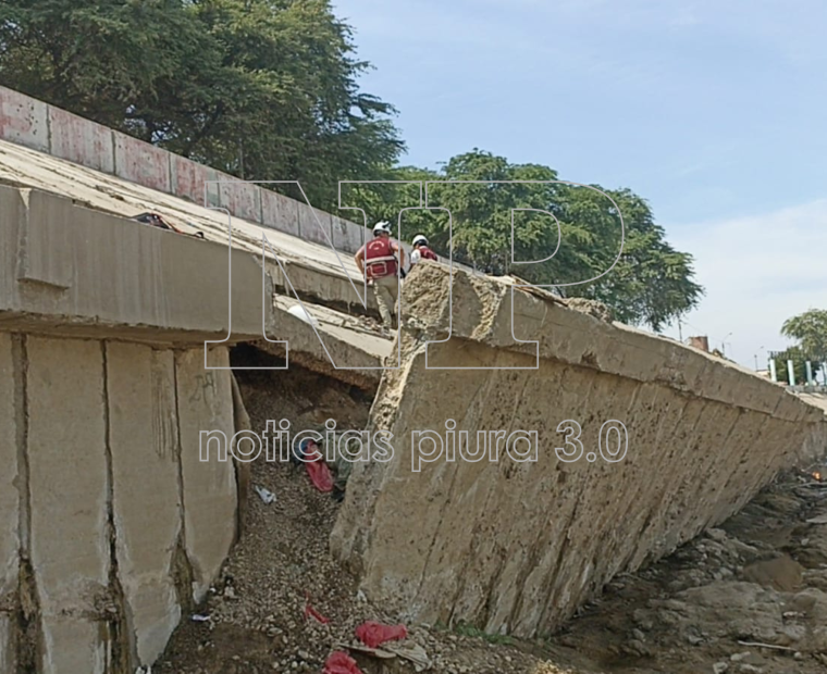 Losas del río Piura no soportarán una nueva crecida