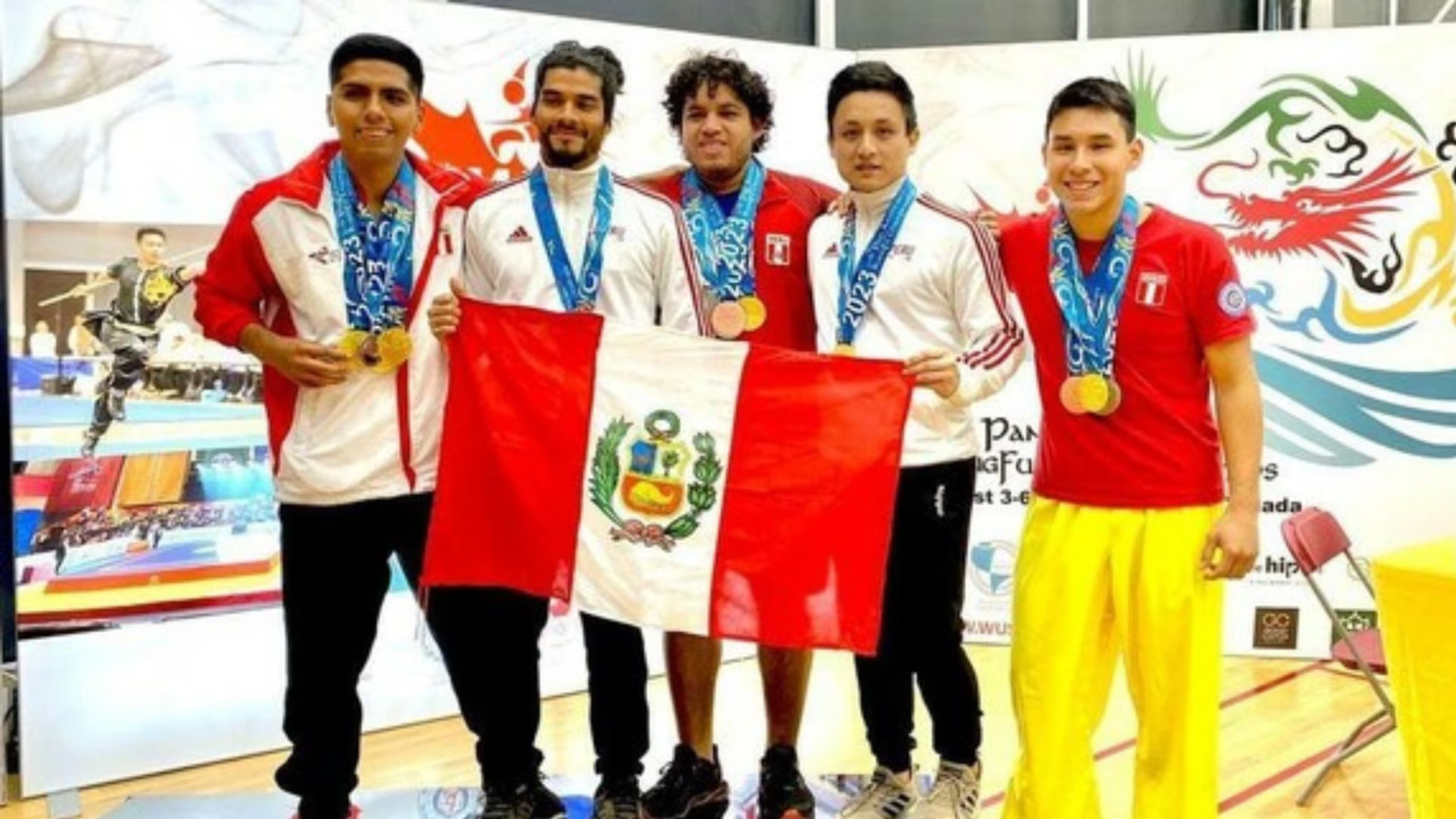 ¡Cinco medallas de oro para el Perú! deportistas nacionales de Kung Fu destacan en campeonato panamericano