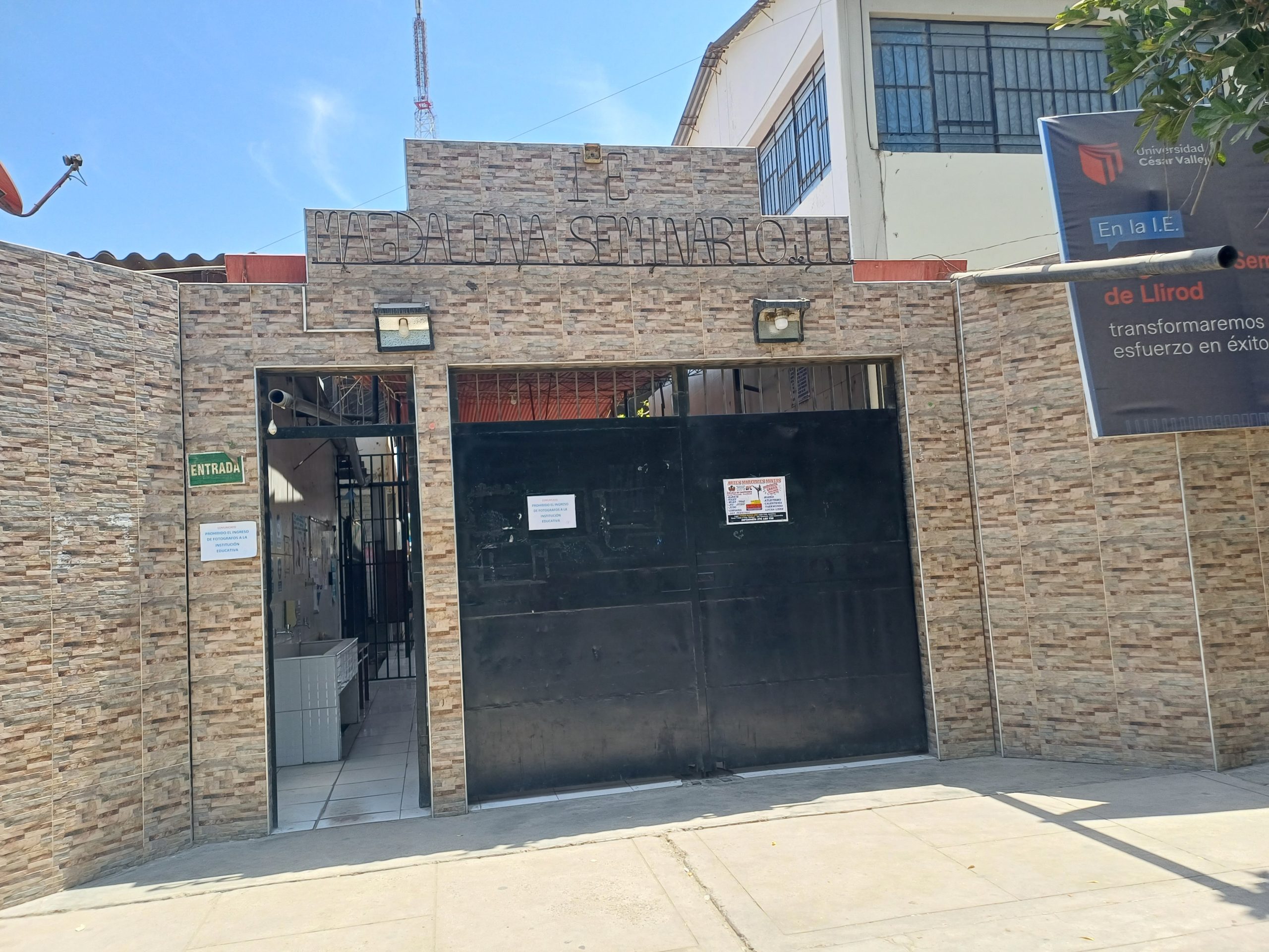 Piura: 1 600 escolares de la I.E Magdalena Seminario en riesgo por falta de infraestructura
