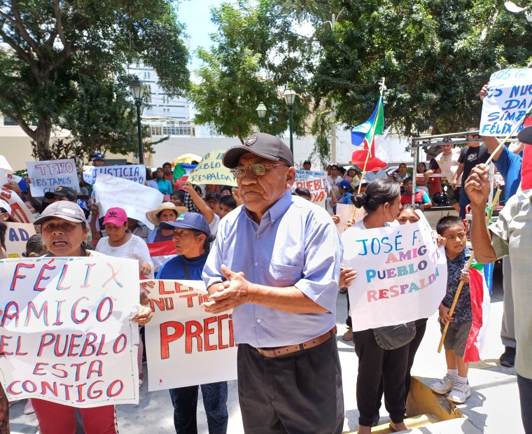 Grupo de pobladores de Bernal sale en defensa de alcalde prófugo condenado por corrupción