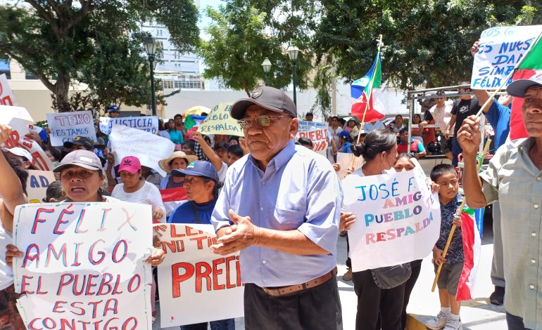 Grupo de pobladores de Bernal sale en defensa de alcalde prófugo condenado por corrupción