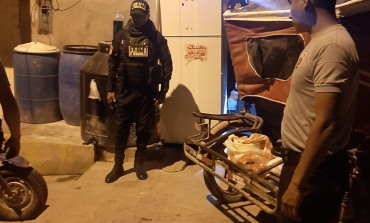 Fiscalía y PNP de Tambogrande decomisan droga y arma durante operativo