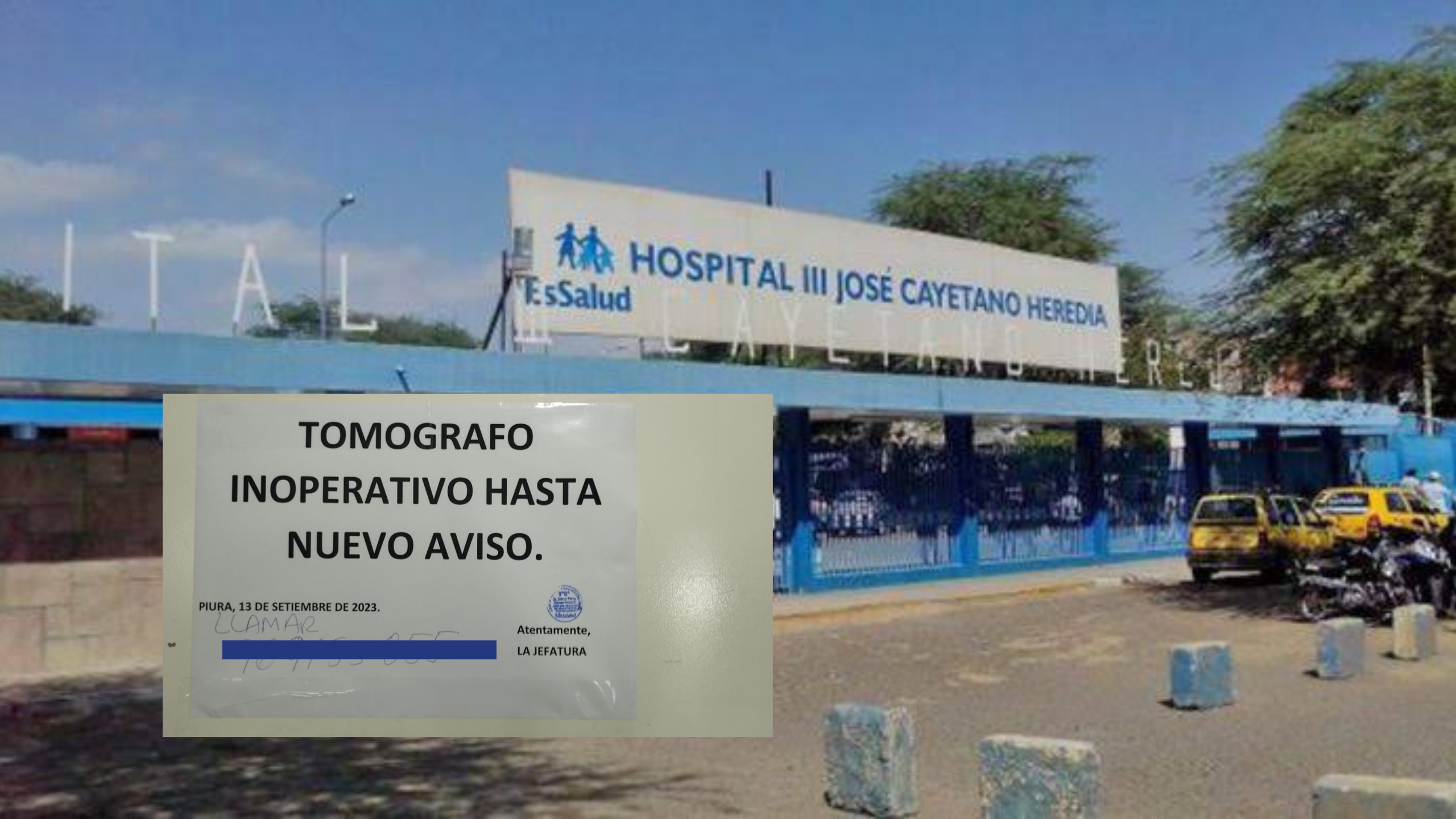 Siempre lo mismo con Essalud Piura: tomógrafo inoperativo hasta nuevo aviso
