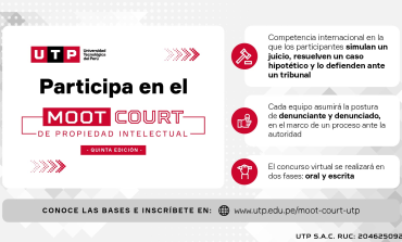 UTP organiza quinta edición del Moot Court de Propiedad Intelectual