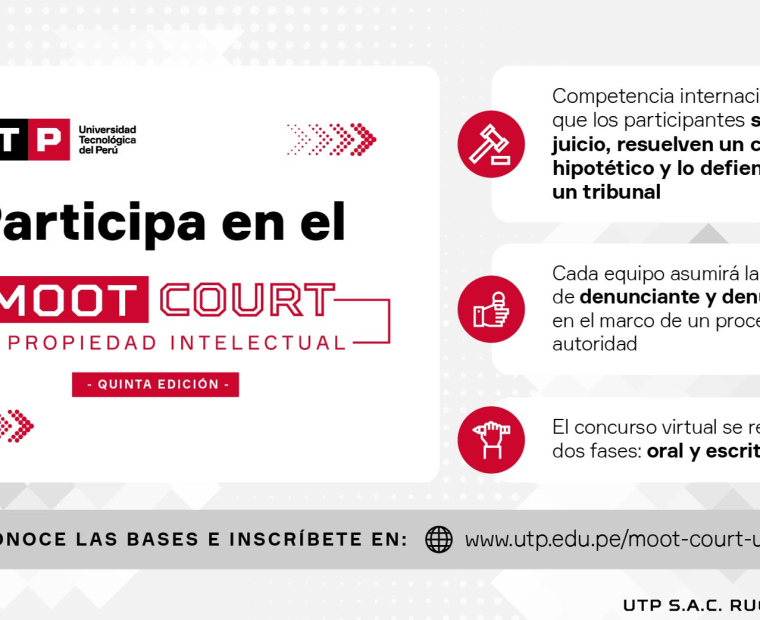 UTP organiza quinta edición del Moot Court de Propiedad Intelectual