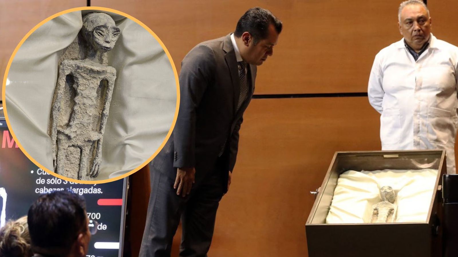 Viral: México presenta ‘cuerpos no humanos’ hallados en Perú