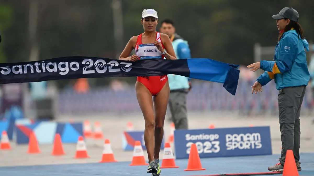 Kimberly García ganó la medalla de oro en marcha en los Juegos Panamericanos 2023