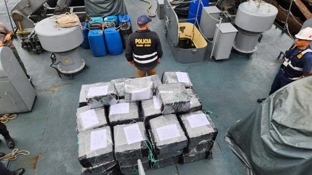 Piura: decomisan tres toneladas de cocaína y detienen a seis extranjeros