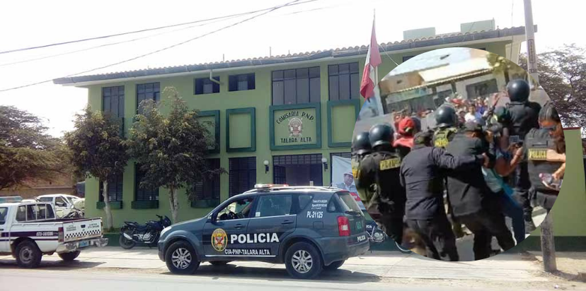 Piura: Atacan comisaria durante sepelio de joven asesinado