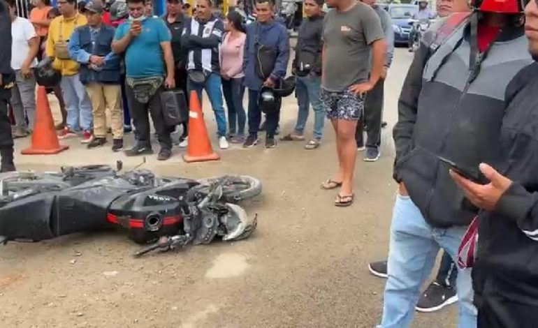 Motociclista pierde la vida en accidente de tránsito en Castilla