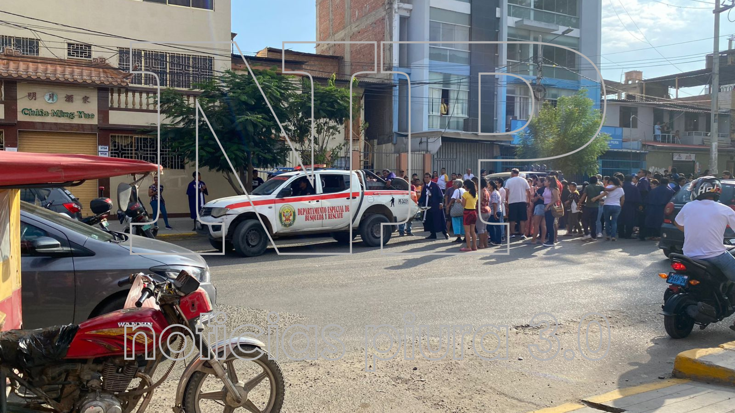 Piura: hombre es atropellado durante cuarto recorrido del Señor de los Milagros
