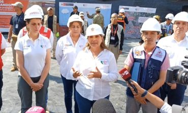 Piura: Presidenta Dina Boluarte hace inspección en zona cinco esquinas