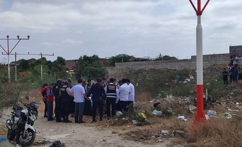 Piura: Hallan el cuerpo sin vida de una mujer en descampado en Castilla