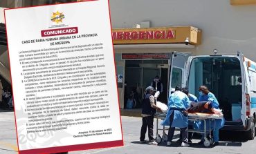 Confirman primer caso de rabia humana en Arequipa