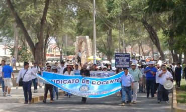 Piura: universitarios apoyaron movilización de docentes de la UNP