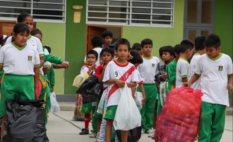 Piura: Escolares participarán en expoferia «Mi cole recicla»
