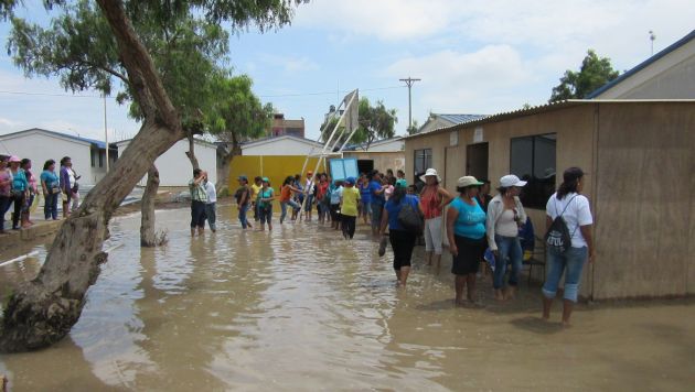 Piura: más de 22 mil habitantes de Cura Mori están vulnerables ante las lluvias