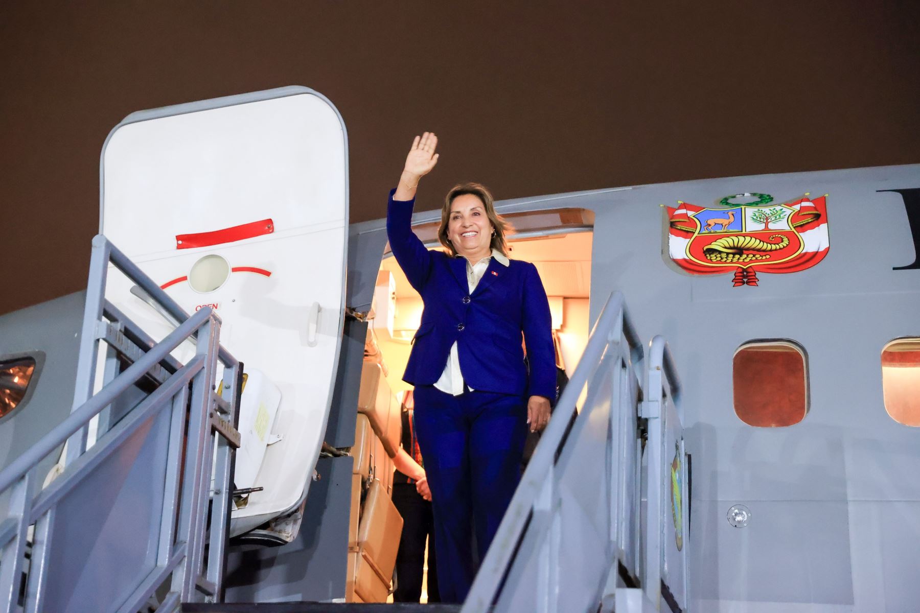 Presidenta Dina Boluarte viajó hoy a Estados Unidos