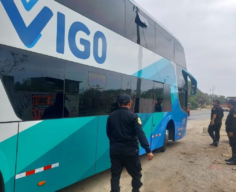 Tumbes: intervienen bus que transportaba a extranjeros que ingresaron ilegalmente a Perú