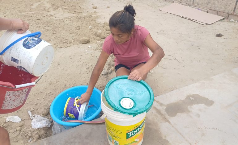 Piura: moradores de Chiclayito radicalizarán medidas ante falta de agua