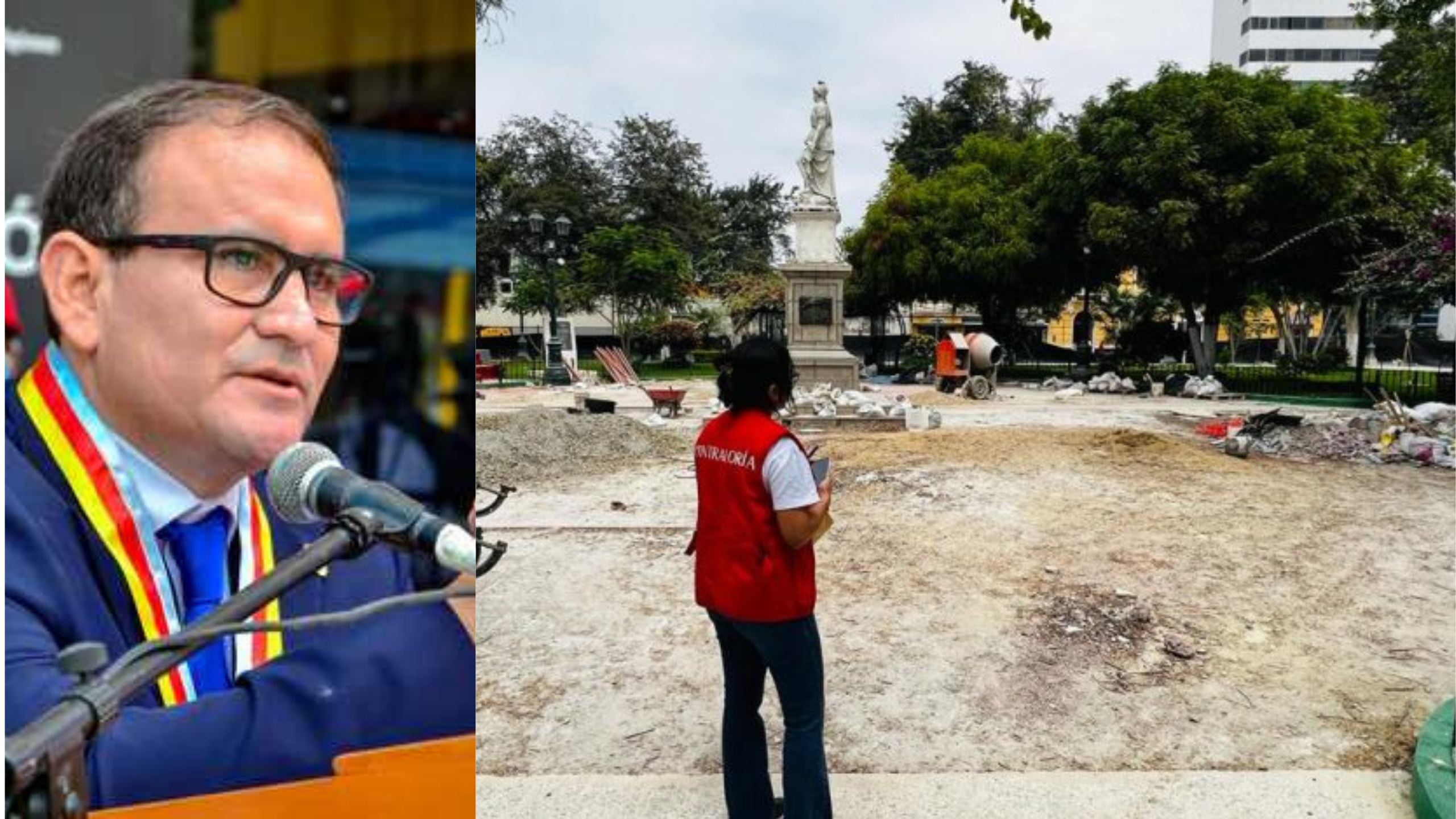 Alcalde de Piura: “La denuncia por estado de la Plaza de Armas será asumida por Procuraduría”