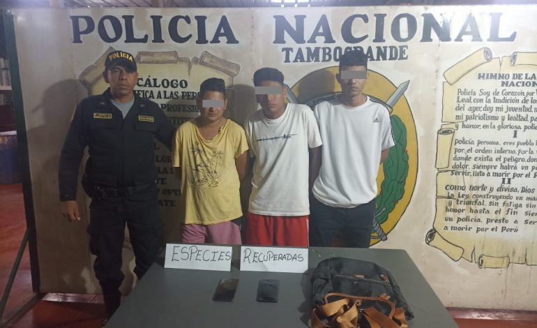 Piura: supuestos integrantes de la banda «Los malditos de la mototaxi azul» son detenidos