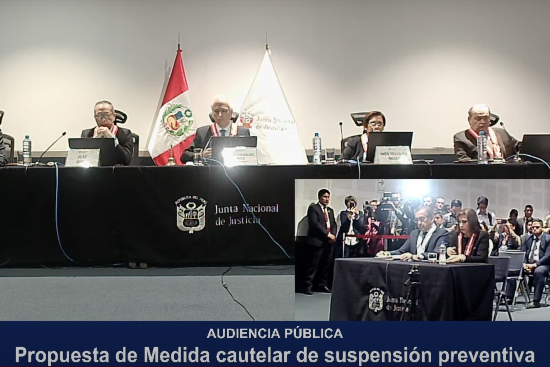 Patricia Benavides se retiró de JNJ sin responder y alegó”falta de garantías”