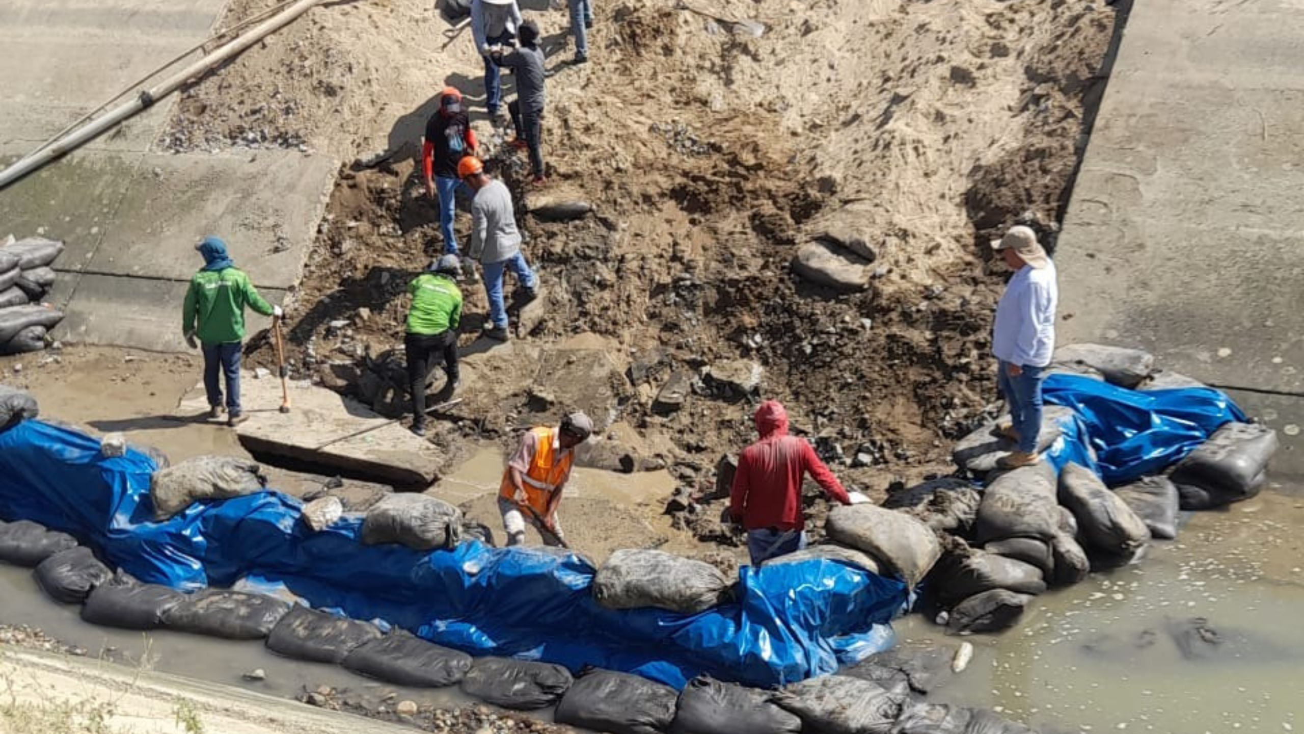 Piura: EPS Grau exhorta a cuidar el agua ante restricciones por trabajos en canal Escobar