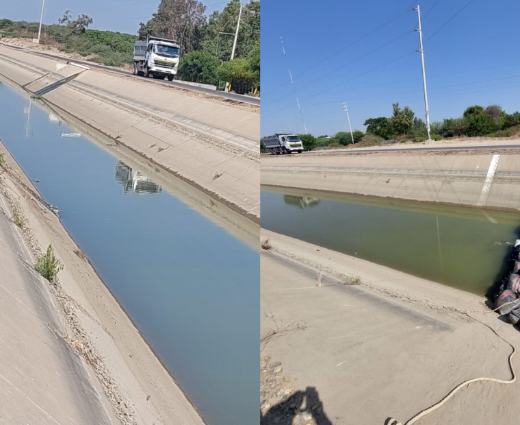 Piura: inician restricciones de agua por trabajos de mantenimiento en canal Escobar