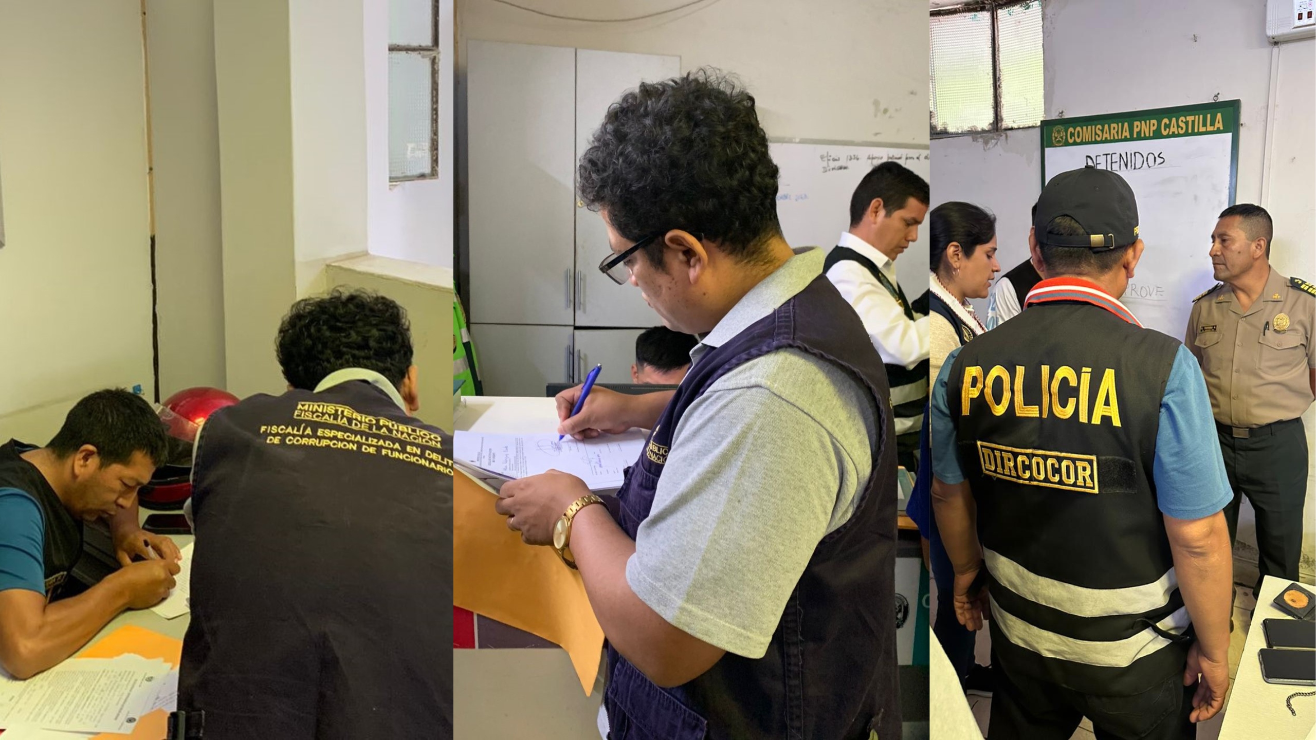 Piura: detienen a efectivos policiales de la comisaría de Castilla en operativo anticorrupción