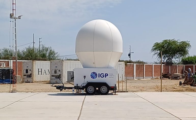 Piura: radar Sophy permitirá obtener información más precisa de las precipitaciones