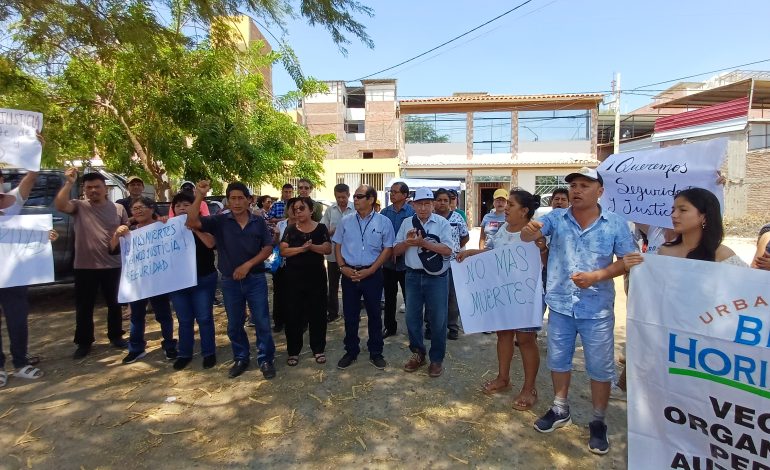 Piura: vecinos de Bello Horizonte exigen justicia tras la muerte de emprendedor