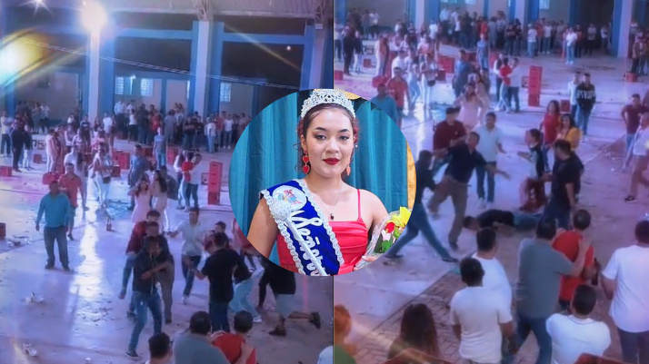 Reina de Suyo renuncia a su corona por pelea en baile de aniversario