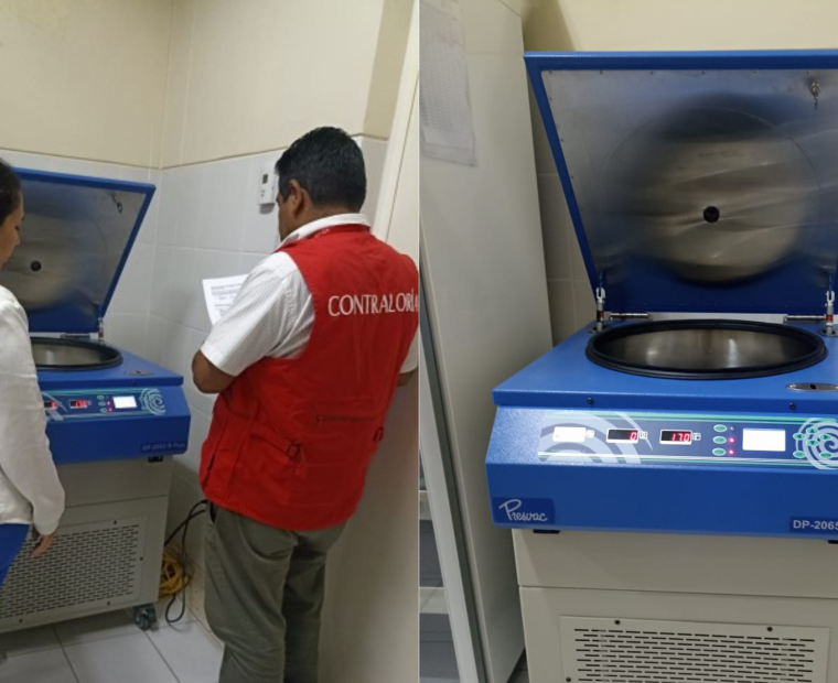 Contraloría: Irregularidades en compra directa de centrífuga en Hospital de Paita