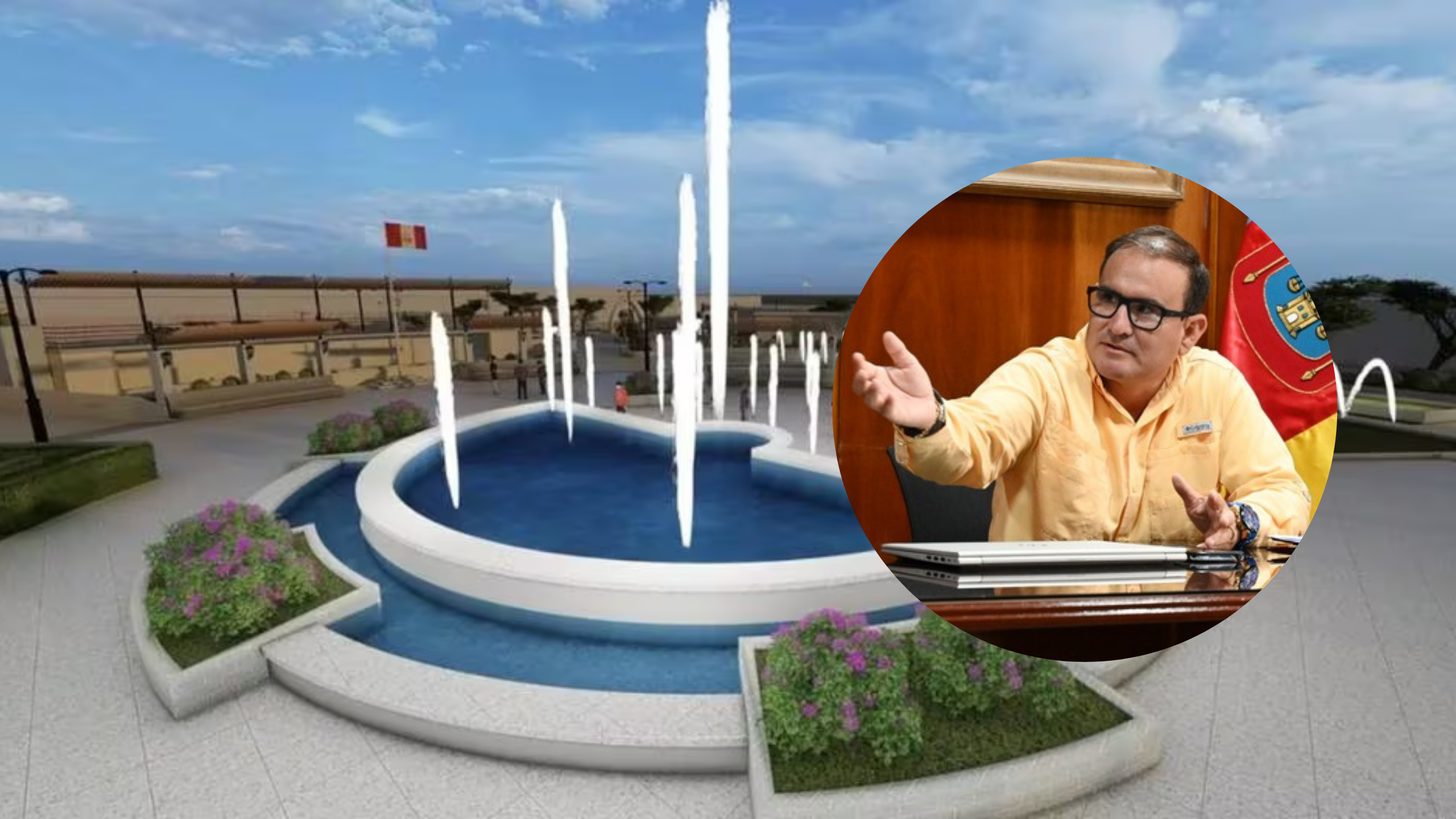 Alcalde de Piura: “no habrá marcha atrás con el parque de las aguas”