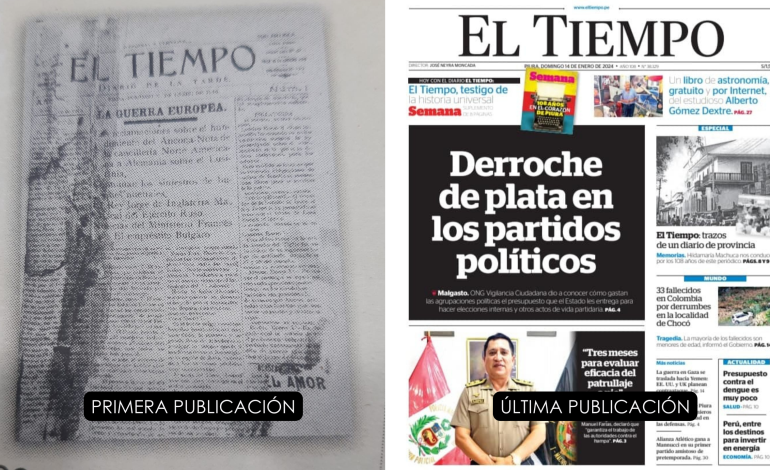 Diario El Tiempo cierra después de 108 Años de historia en Piura