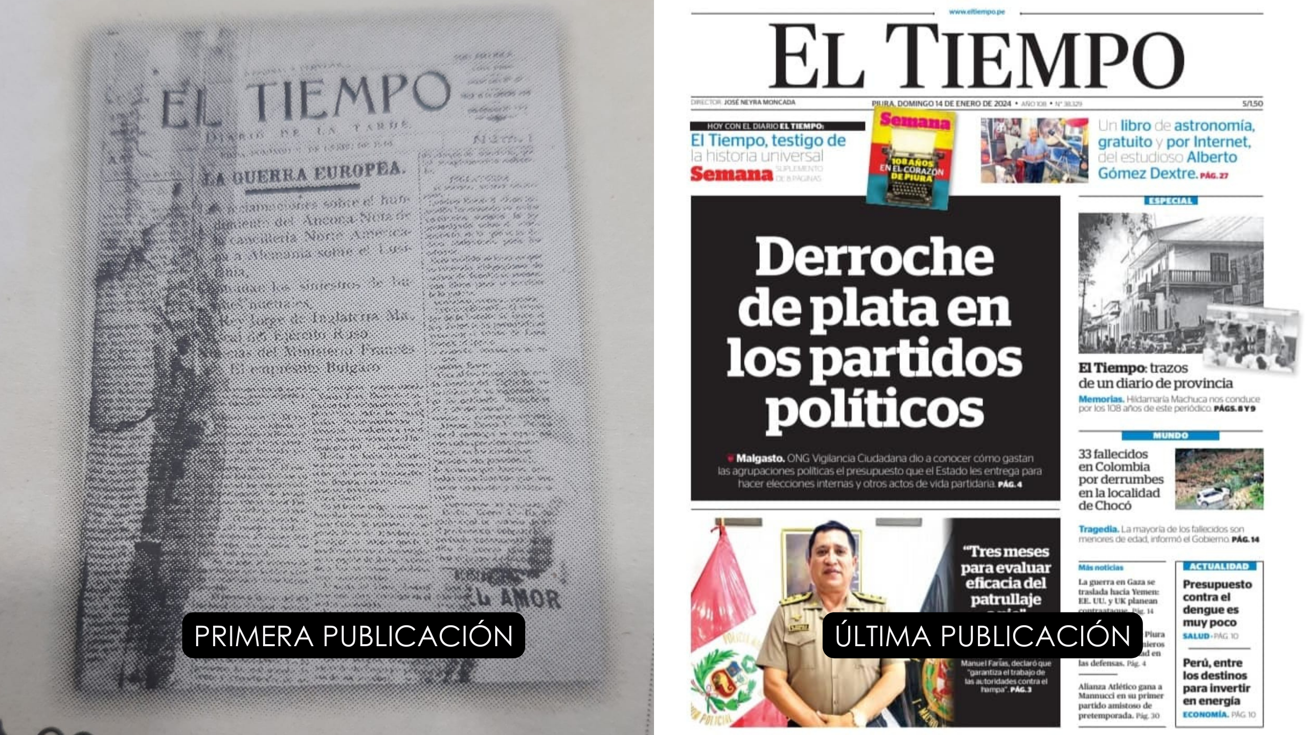 Diario El Tiempo cierra después de 108 Años de historia en Piura