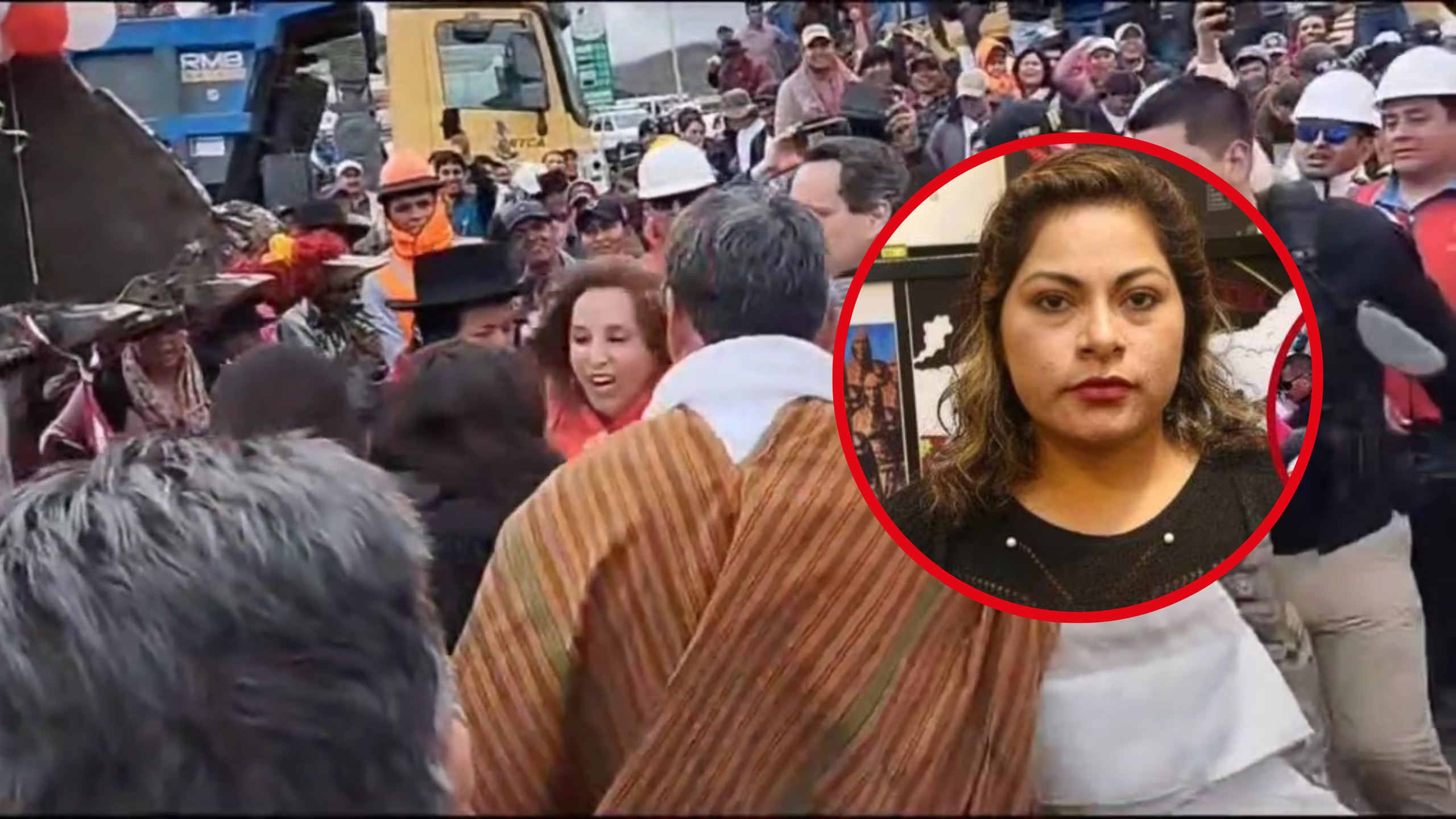 Fiscalía abre investigación a Ruth Bárcena, mujer que agredió a la presidenta Boluarte en Ayacucho
