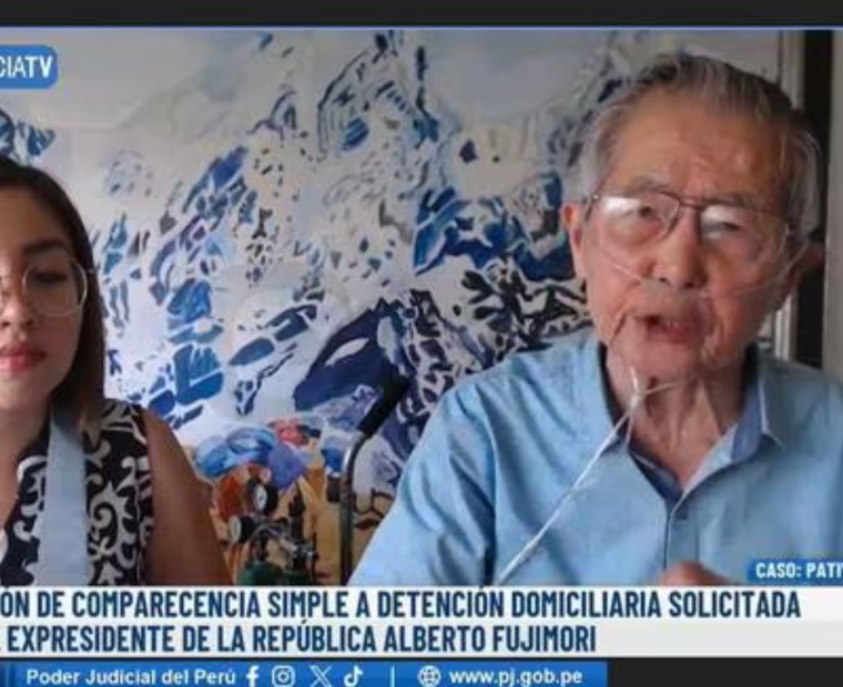 Fujimori advierte que su salud empeorará si va a prisión domiciliaria