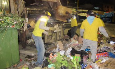 350 toneladas de residuos recogió la MPP del Complejo de Mercados de Piura en el primer día del 2024