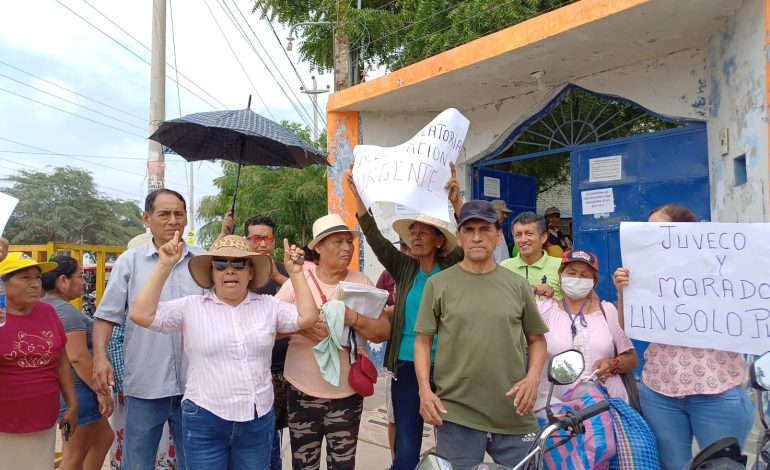 Piura: moradores del A.H Micaela Bastidas protestan por obra