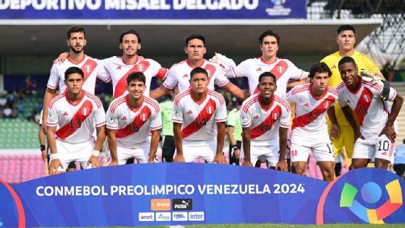 Perú cayó 3-0 ante Uruguay y quedó eliminado del Preolímpico Sub-23