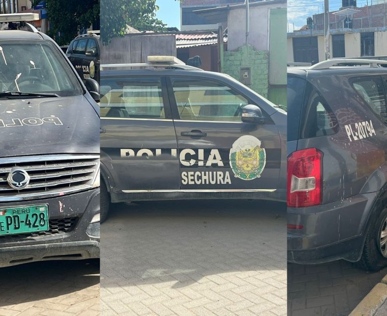 Piura: vehículos policiales inoperativos lucen abandonados en la calle